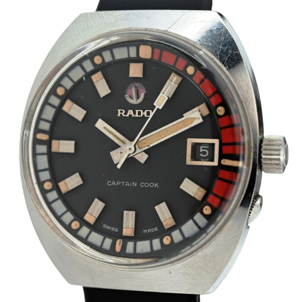 Rado 36mm Vintage "Captain Cook" Automatic Stainless Steel Watch